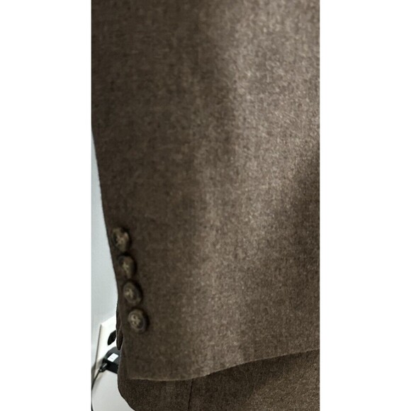 Nino Cerruti Vintage Brown Wool 3 Piece Men’s Suit Blazer Vest Pants No Sz Tag - Picture 2 of 9